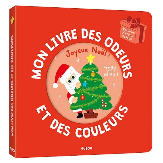 Mon livre des odeurs et des couleurs   Joyeux noël        de               AUZOU