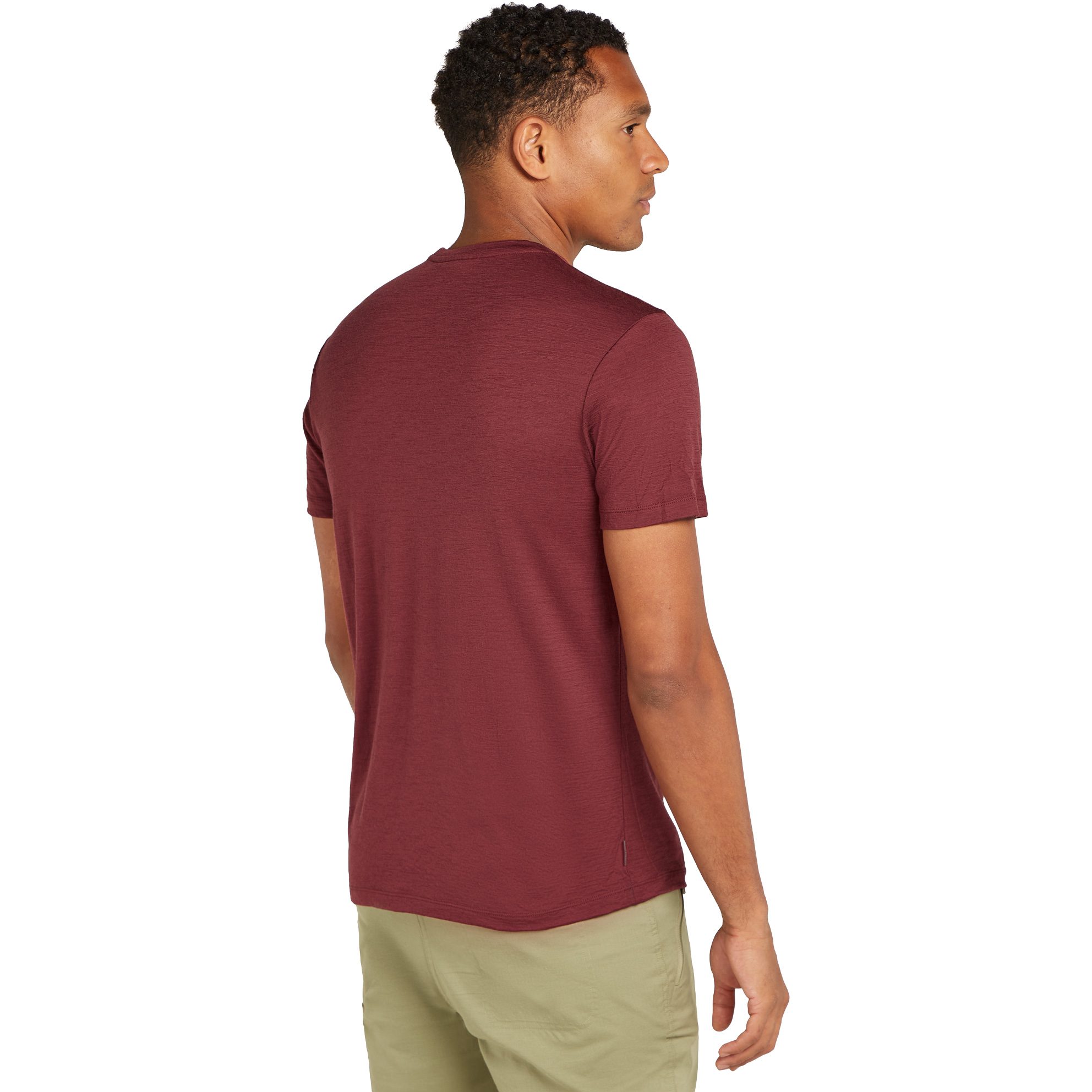 Icebreaker Merino 150 Tech Lite Single Line Camp T-Shirt Herren port
