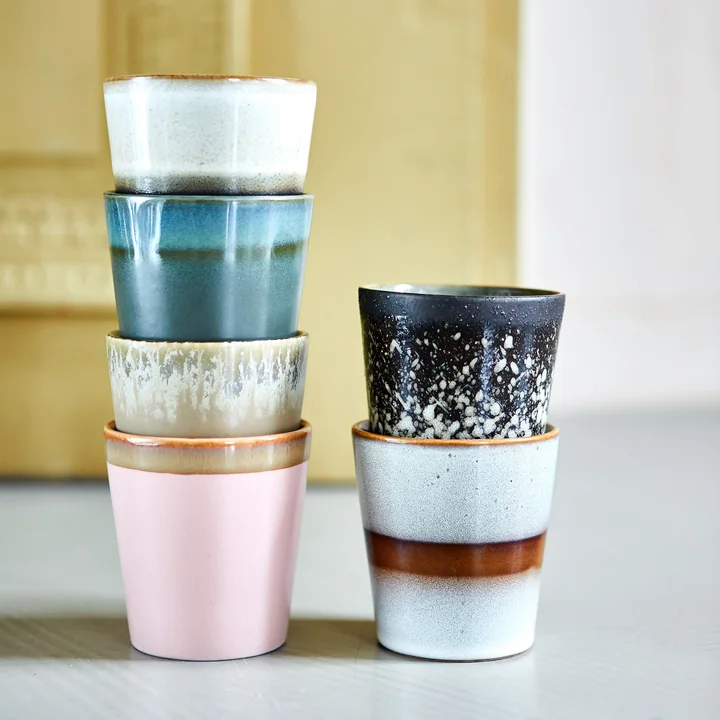 HKliving - 70's Kaffeebecher, moss