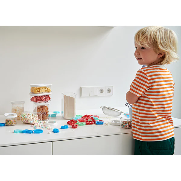 Set de 5 boîtes de conservation modula blanc Mepal
