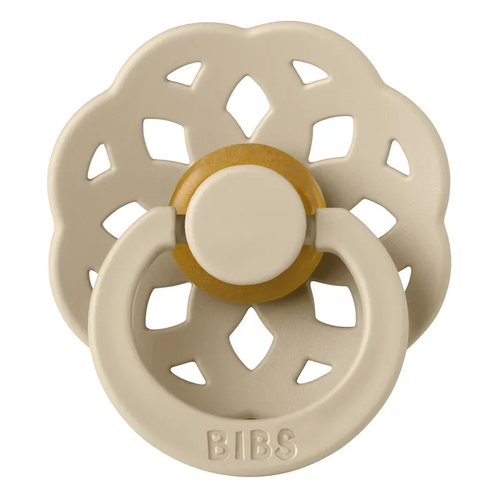 Bibs Tétines en caoutchouc naturel Bohème - Set de 2 | Rose pêche
