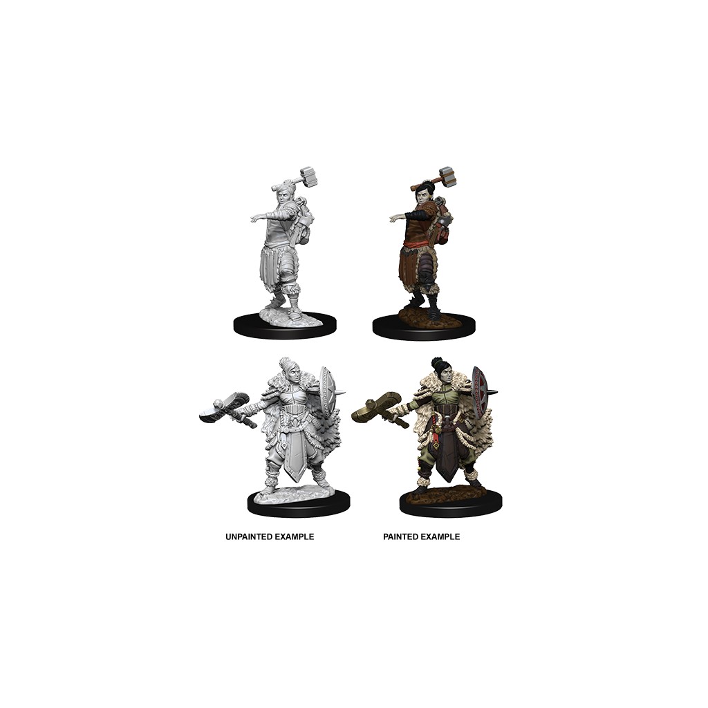 D&D Nolzur's Marvelous Unpainted Miniatures: Female Half Orc Barbarian