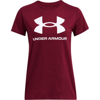 Under Armour Sportstyle Logo T-Shirt Cardinal Damen