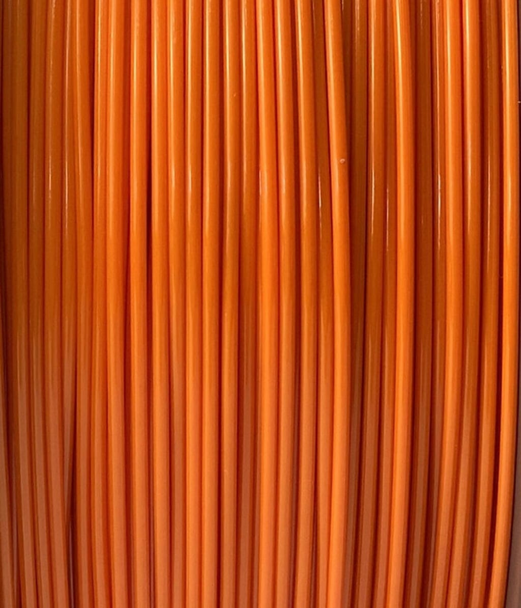 Nobufil  PETG Industrial Orange, 1,75 mm / 1000 g    Leicht zu druckendes PETG Filament aus recyceltem Kunststoffabfall