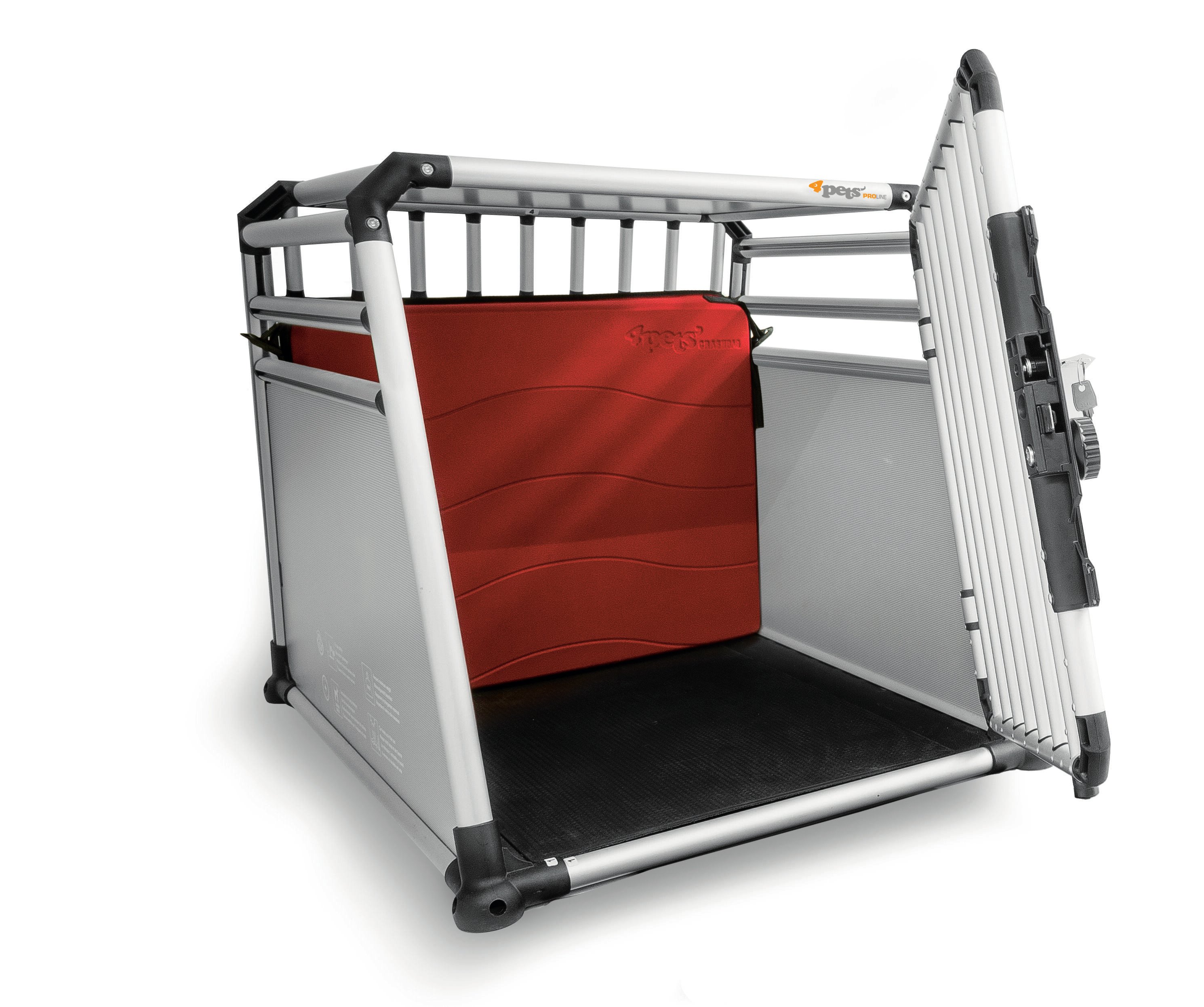 4Pets Crash-bag - Pro 4 - Crash kussen Autobench - rood - 5x70 cm - 4