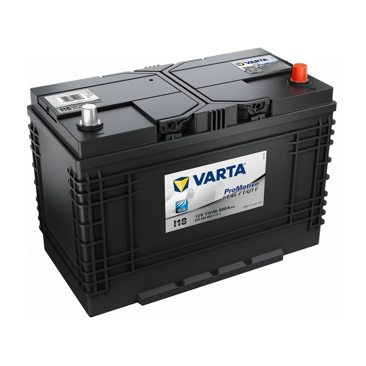 VARTA Promotive Black Batteri 12V 110AH 680CCA (347x173x210/234mm) +høyre I18