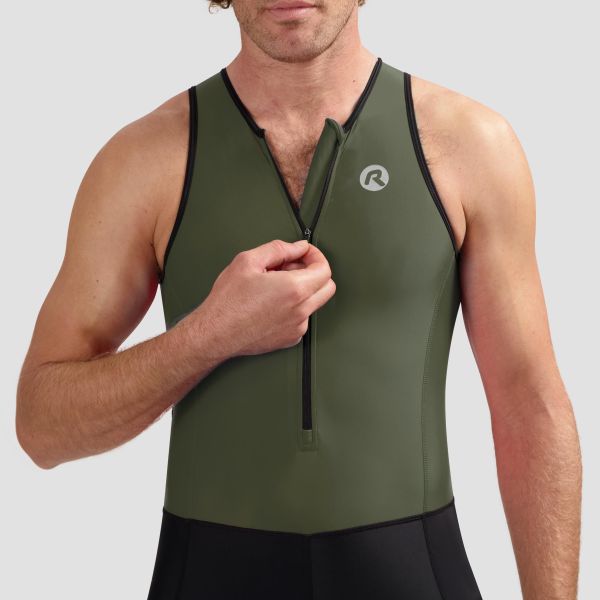 Rogelli Florida Triathlon Dragt, Green/Black