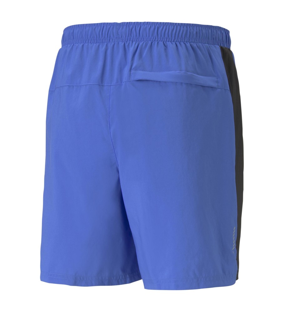 Tênis Puma Short Run Favorite Velocity 7 azul e preto