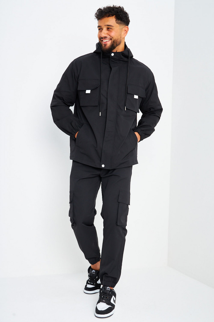 Ensemble de jogging veste + pantalon noir