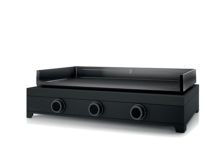 Plancha MODERN gaz 75 en acier Noir Forge Adour