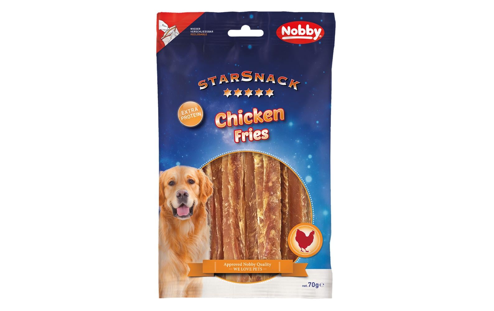 Leckerli StarSnack Chicken Fries, 70 gSnack für Hunde