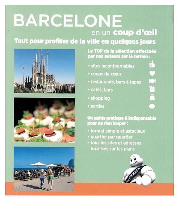MICHELIN - BARCELONE EN UN COUP D OEIL