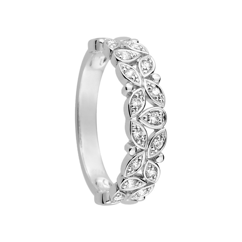 Bague femme - Oxyde de zirconium - Argent 925