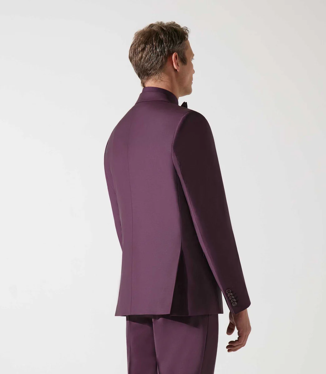 Costume violet 2 boutons