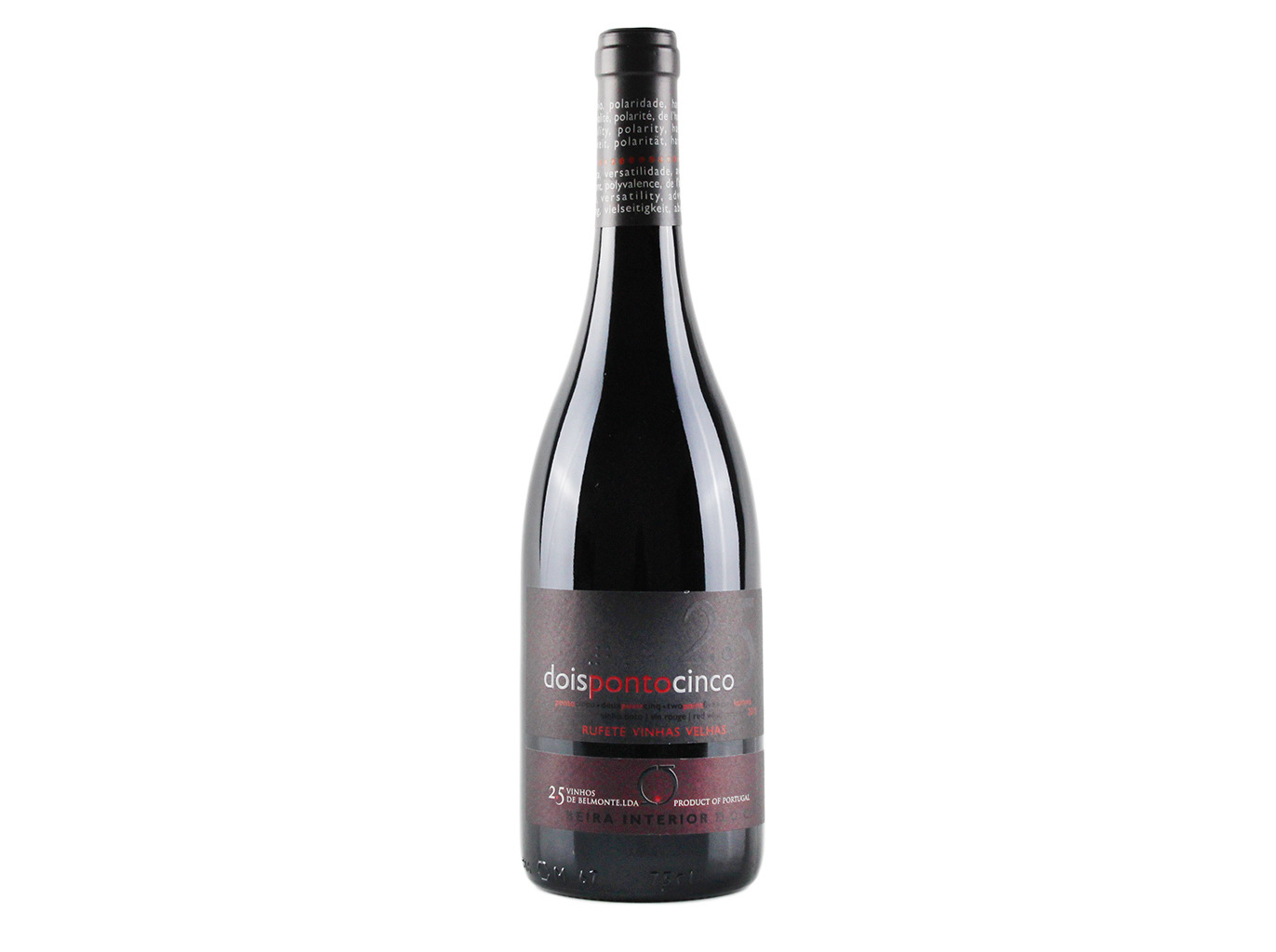 VINHO TINTO DOISPONTOCINCO RUFETE BEIRA INTERIOR 0.75L
