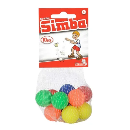 Simba 10 Sprungbälle im Netz sortiert