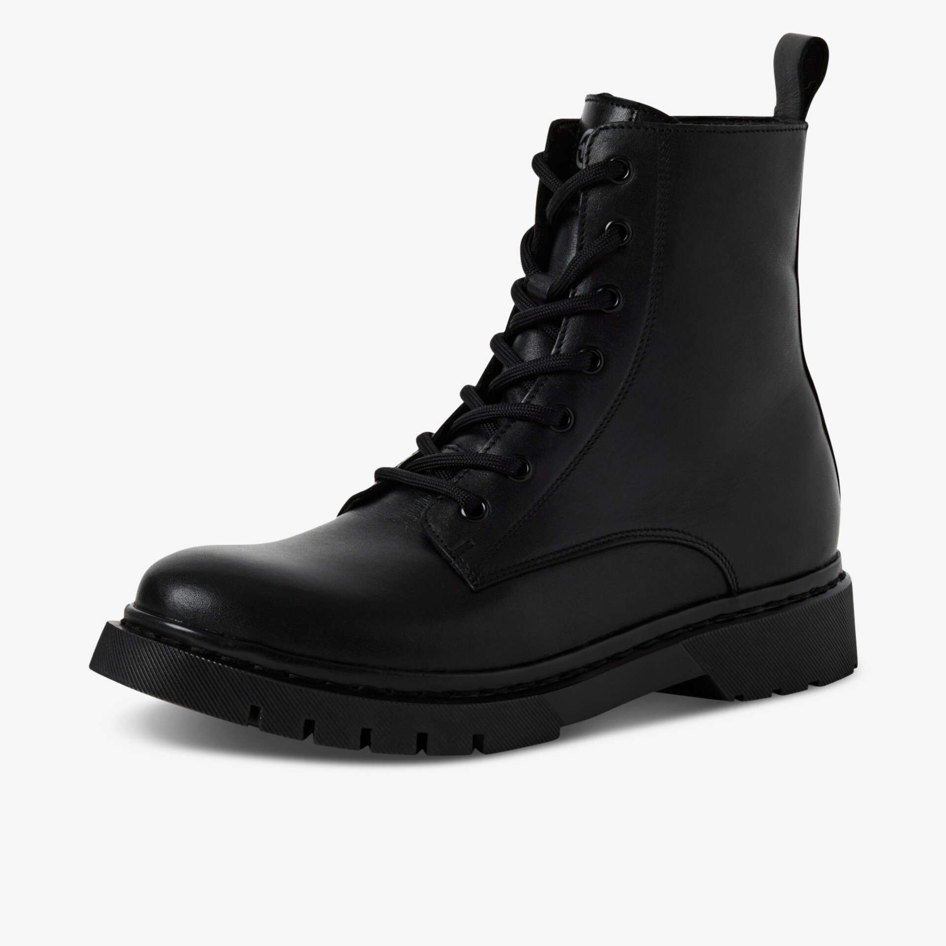 Tamaris Damen Schnürstiefeletten schwarz