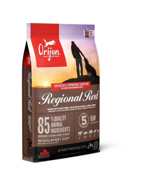 Orijen Whole Prey Regional Red Dog Rund&Zwijn - Hondenvoer