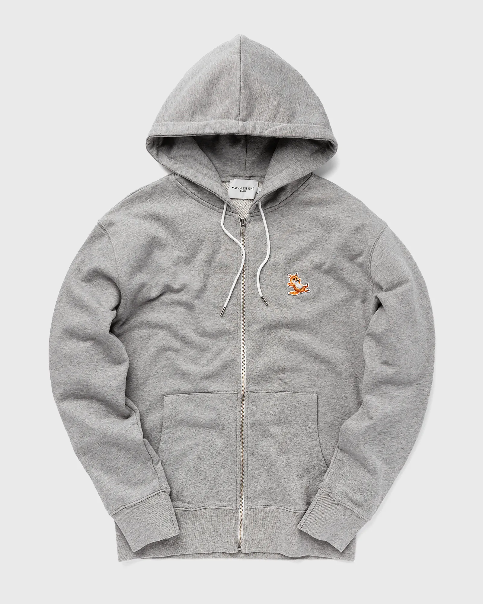 Maison Kitsune CHILLAX FOX PATCH ZIPPED HOODIE