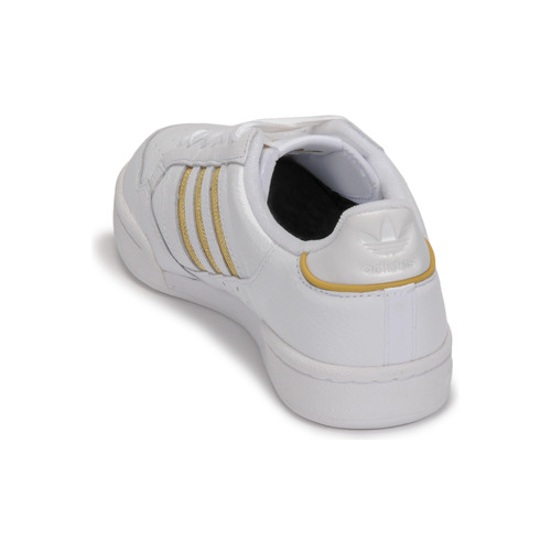 adidas Originals - CONTINENTAL 80 STRIPES - Blanc / Doré