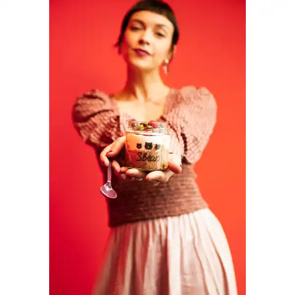 Overnight Oats Edle Erdbeere