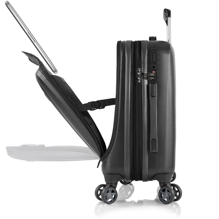 Heys Vantage Smart Access - 4-Rollen-Kabinentrolley S 15.6 53 cm erw. black