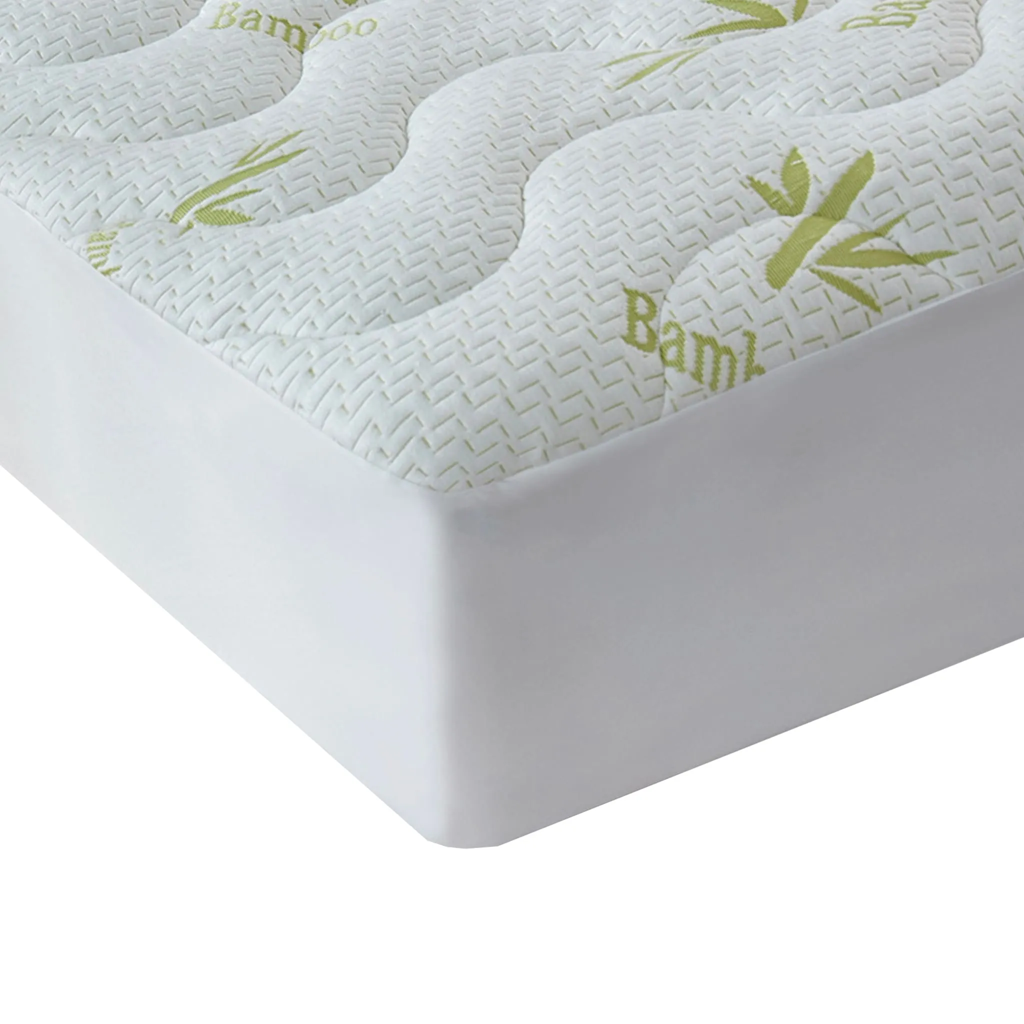 Daniadown Protège-Matelas pour Lit Simple 39'' - Bambou