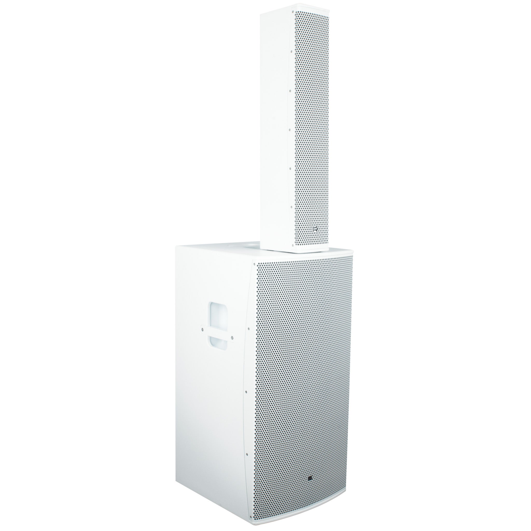 DAP Frigga actief speaker-zuilsysteem, wit