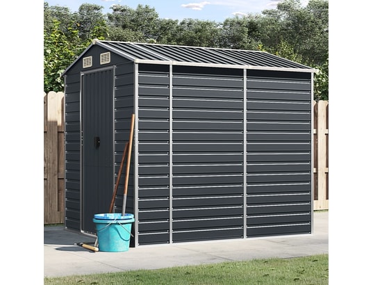 VIDAXL - Abri de jardin anthracite 191x215x198 cm acier galvanisé