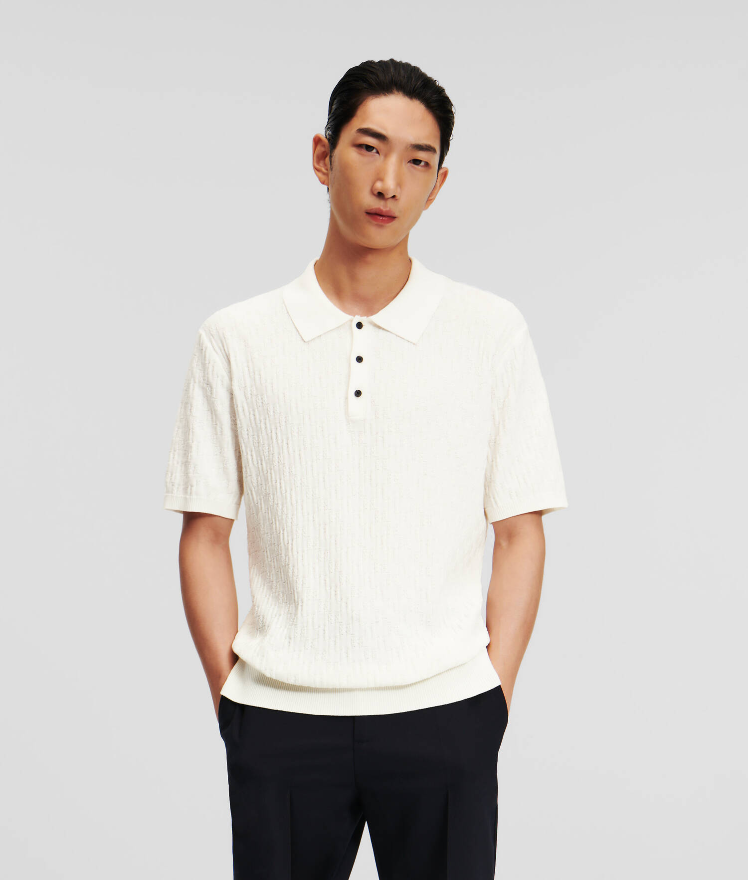 POLO TRICOTÉ KL MONOGRAM
