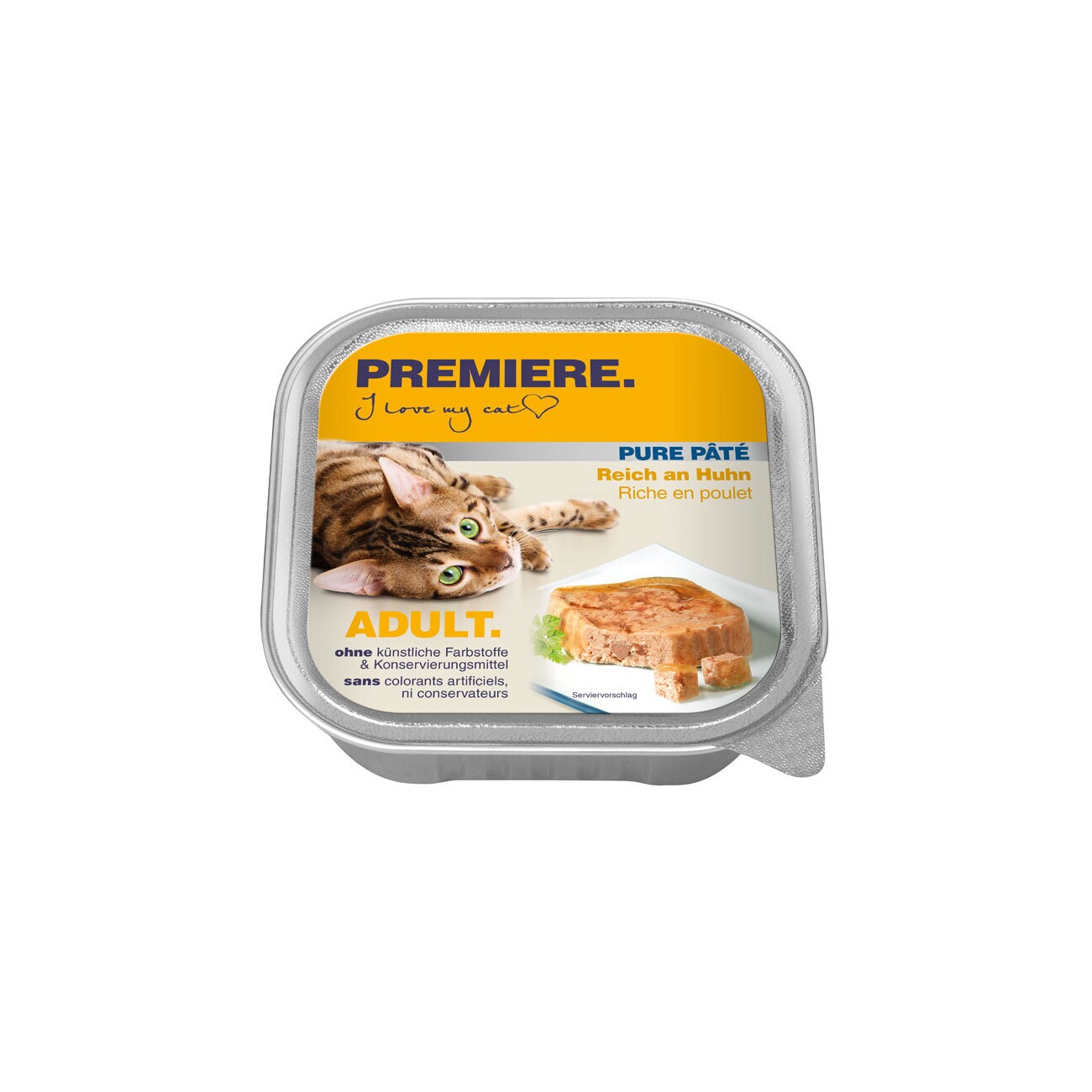 PREMIERE Pur Paté Adult Huhn 16x100 g