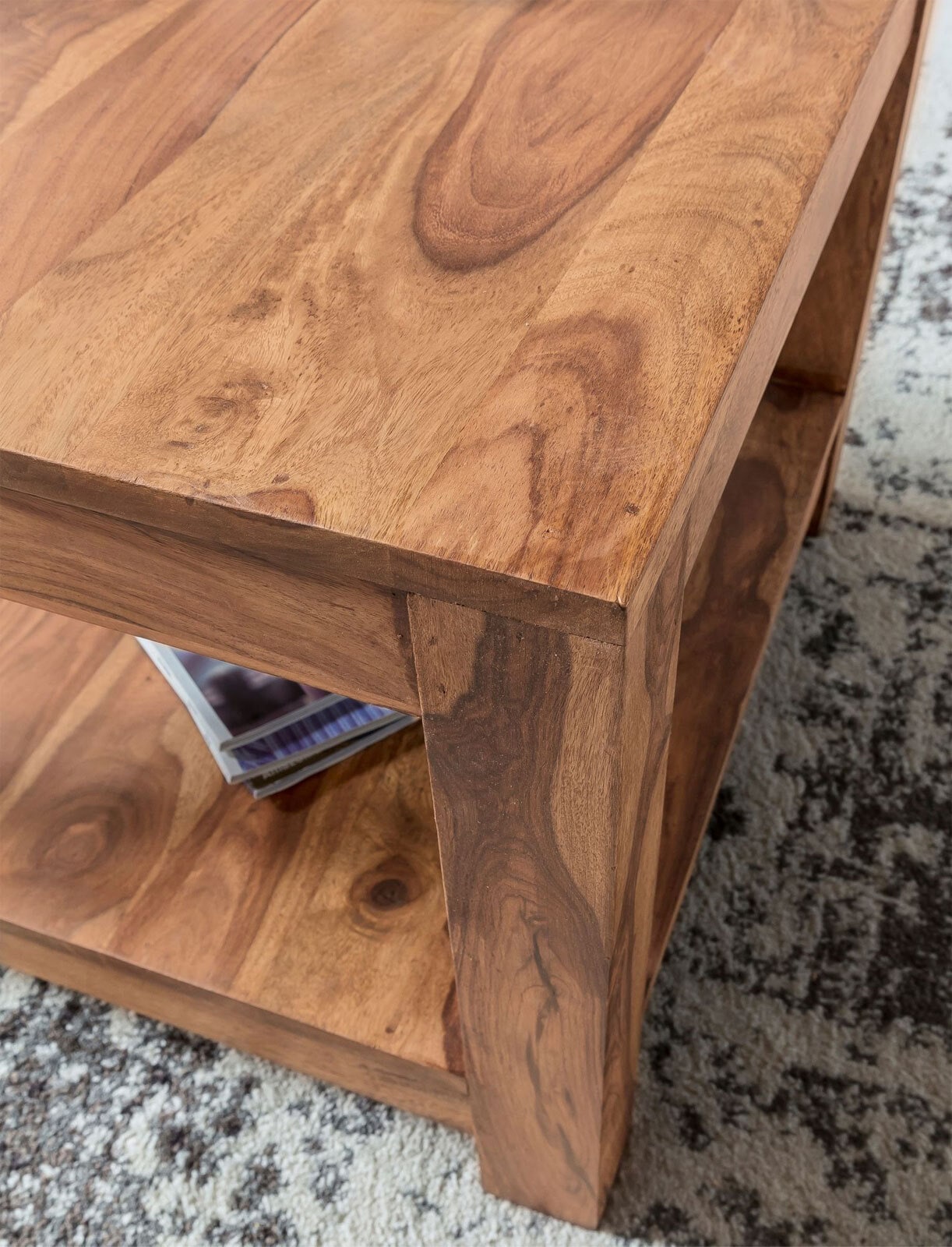 Couchtisch Hees 60x60 Massivholz Akazie
