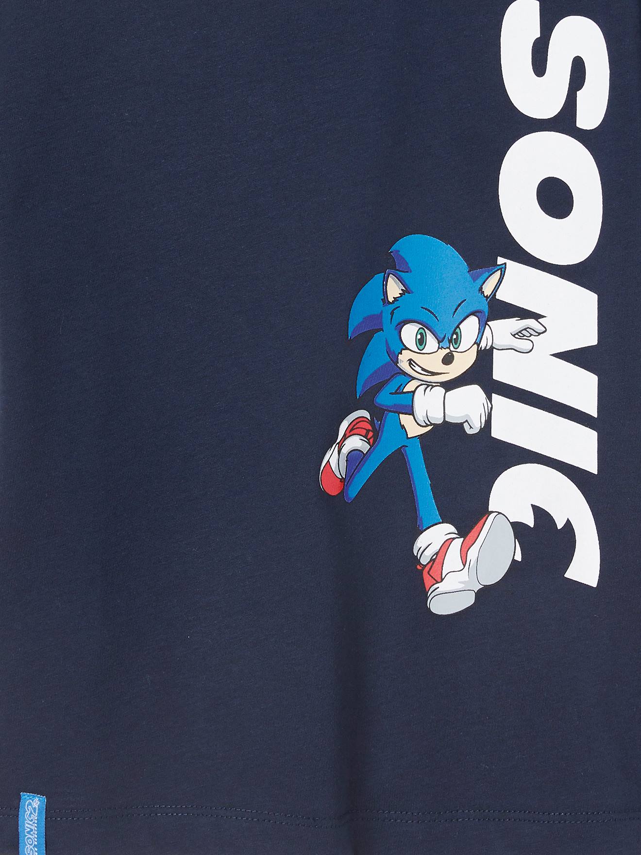 Camiseta Sonic® para meninos, azul marinho
