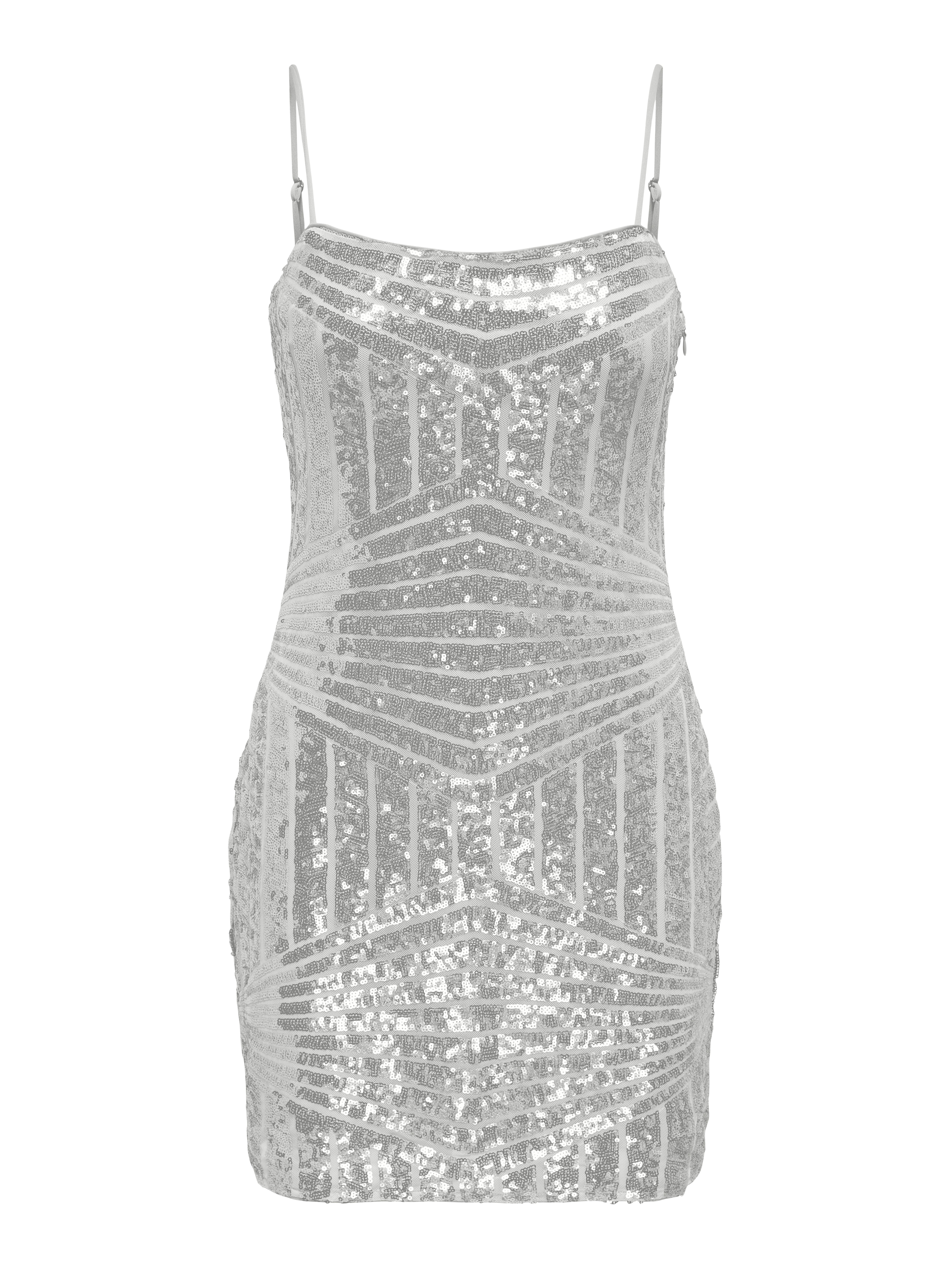 ONLSCARLETT Kurzes Kleid Silver