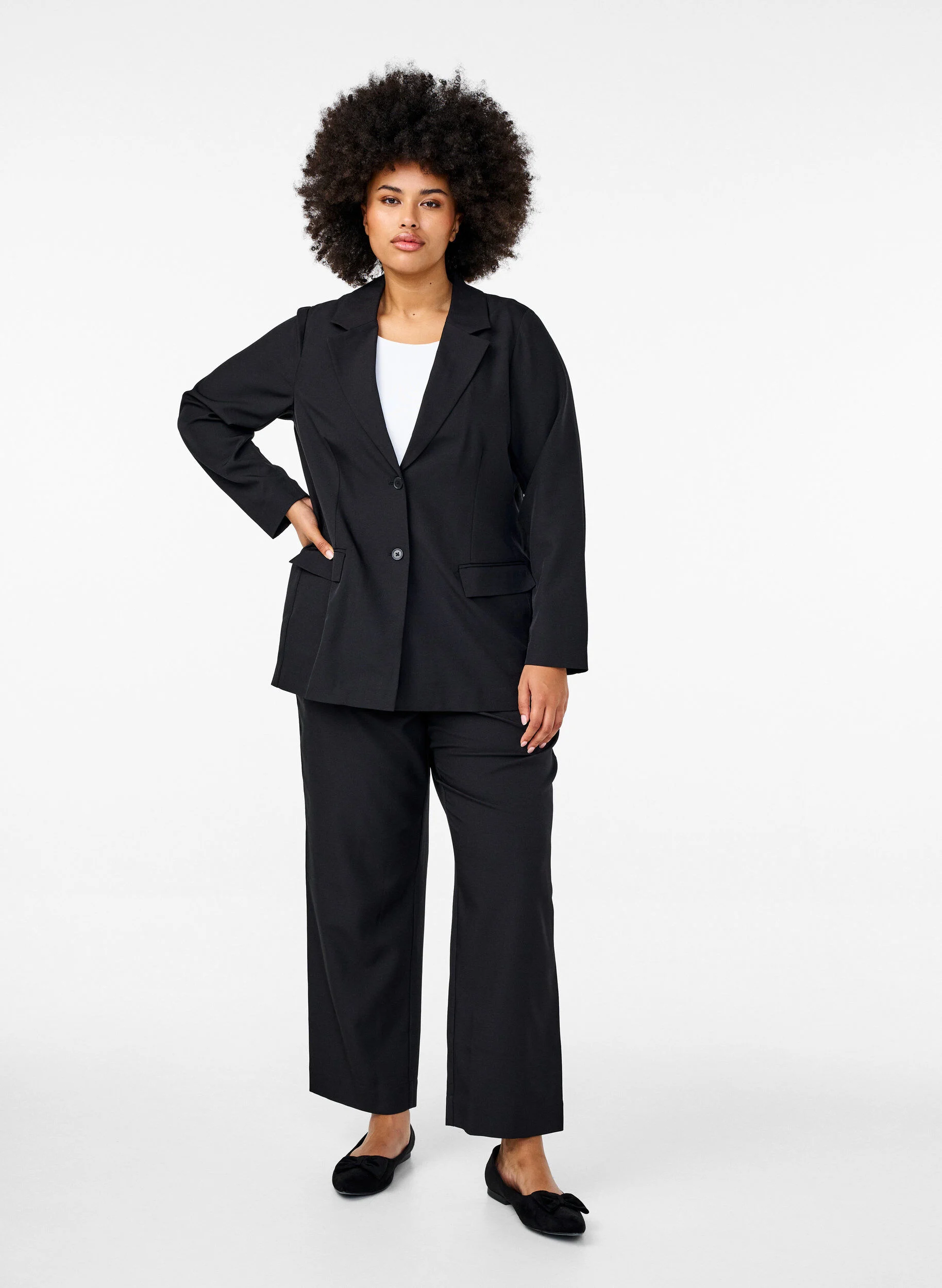 FLASH - Blazer med lommer og slids