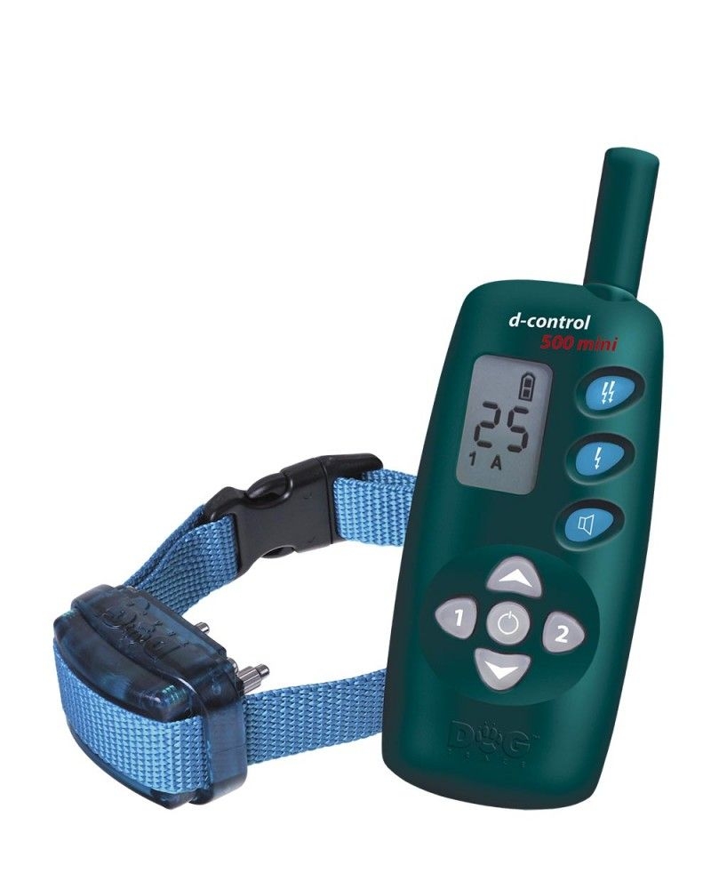Dogtrace Mini - Coleira de adestramento profissional adequada para cães de porte médio e pequeno, com alcance de 500 metros.