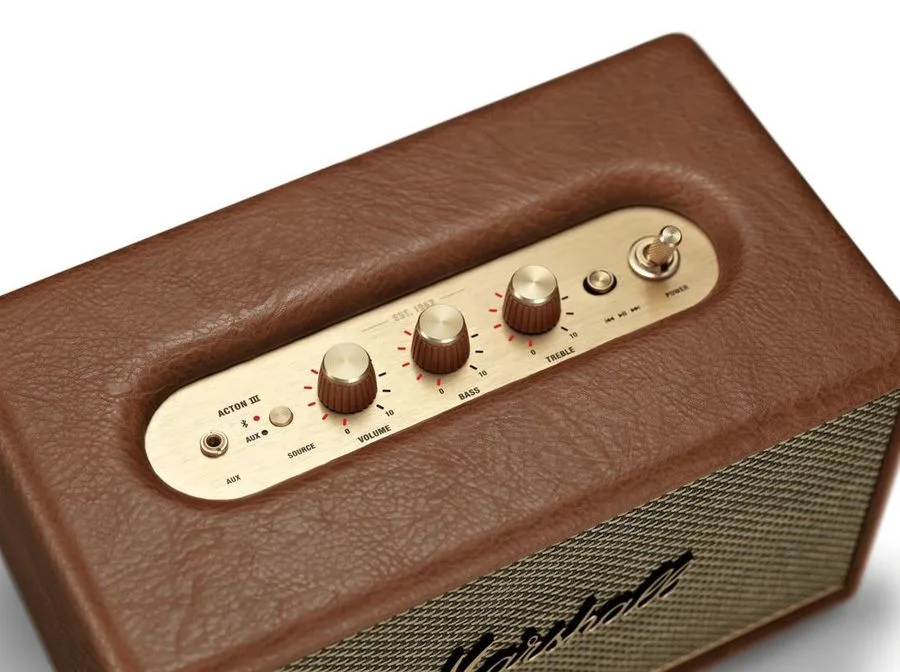 Marshall Acton 3 BT Marron Enceintes connectées