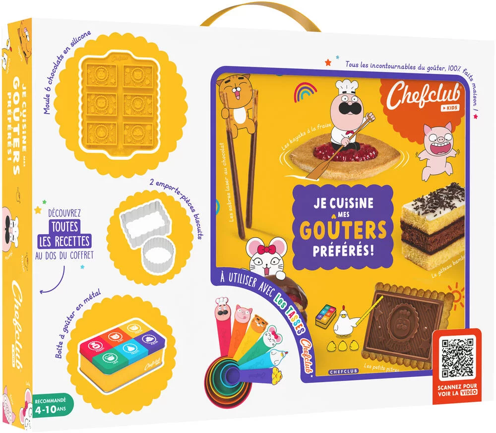 CHEFCLUB - COFFRETS KIDS - JE CUISINE MES GOUTERS PREFERES