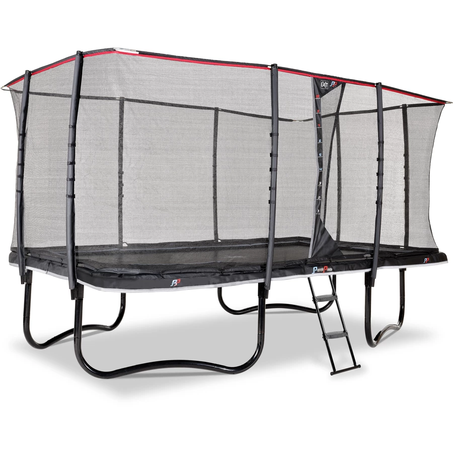 EXIT PeakPro Trampolin 244 x 427 cm - schwarz