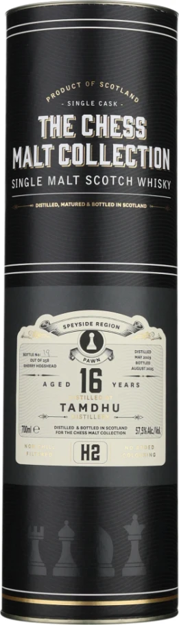 CHESS MALT TAMDHU 16 YEARS 2009 WHITE PAWN H2 70CL