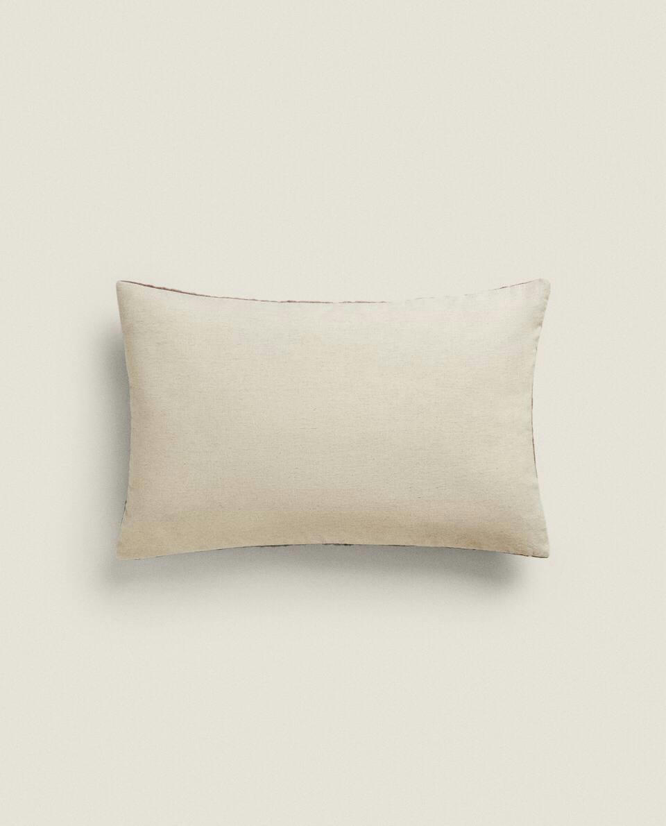 CAPA DE ALMOFADA COM ACOLCHOAMENTO EM DIAMANTE