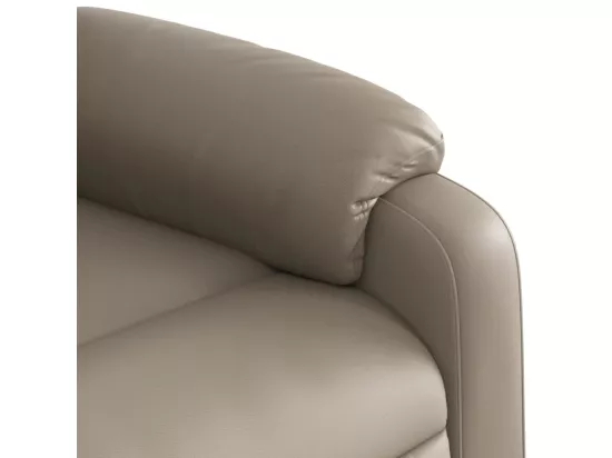 Fauteuil massant inclinable Cappuccino Similicuir
