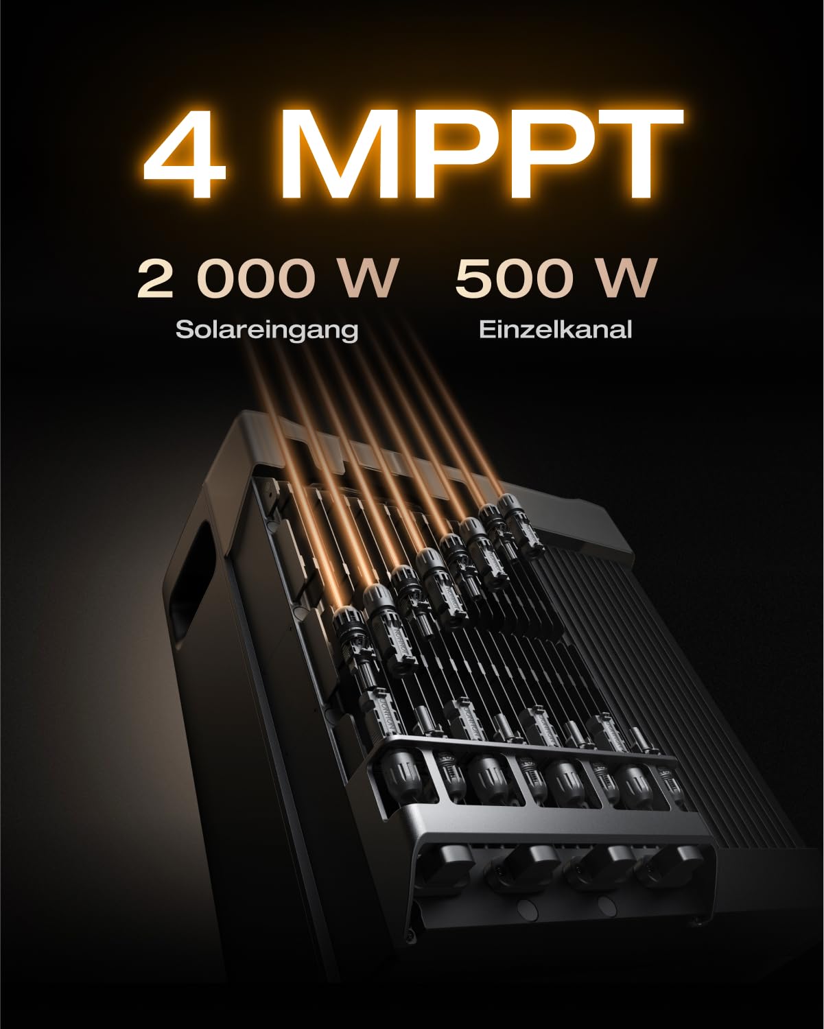 ECOFLOW Stream Ultra X 3,84kWh Balkonkraftwerk mit Speicher 0% VAT, 4 MPPT Solareingang, 2300W Dual AC-Anschlüsse, bis zu 23kWh Kapazität, Kleine Verpackungsmängel, Produkt unbenutzt(Generalüberholt)