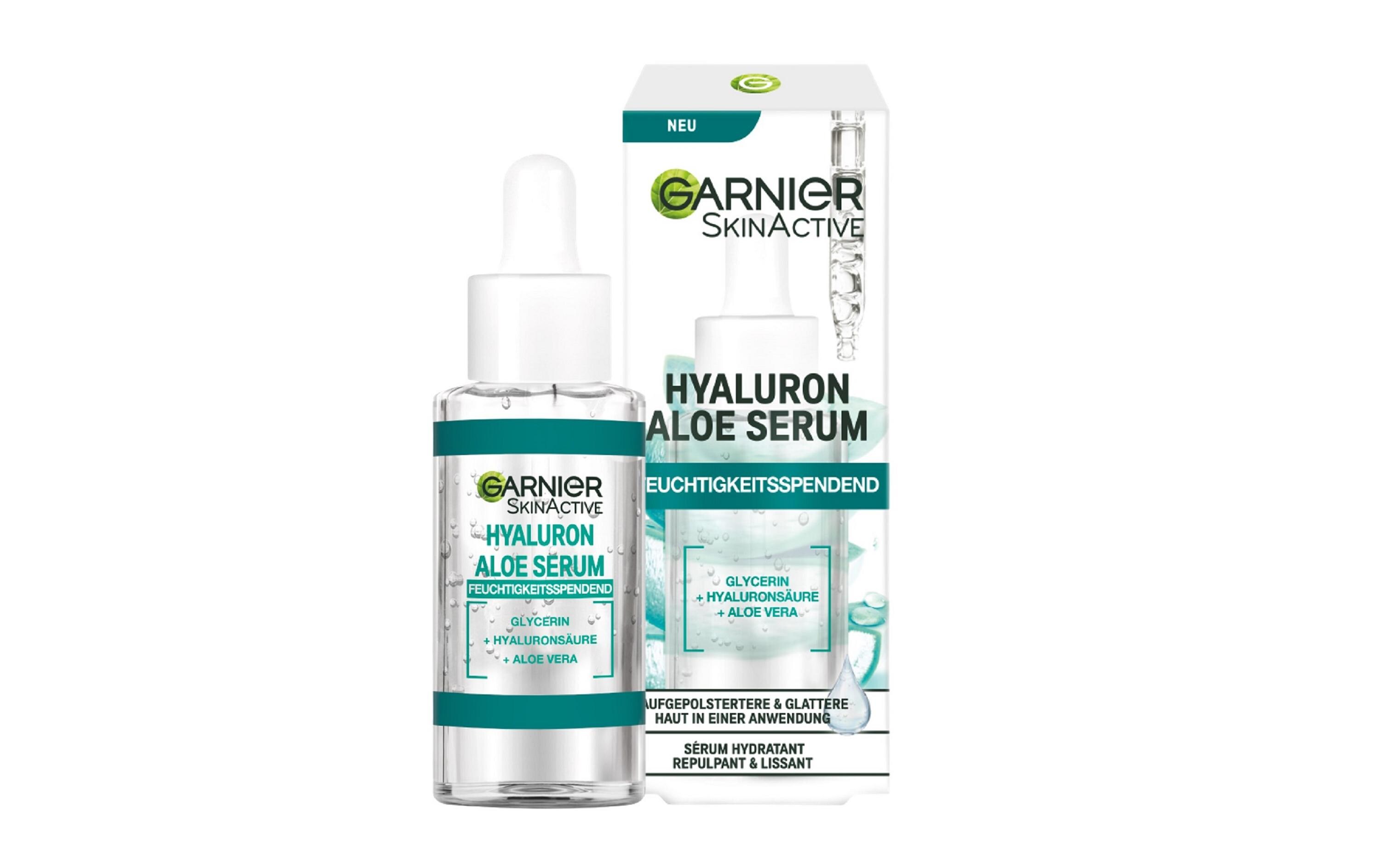 Gesichtsserum Hyaluron Aloe 30 mlFeuchtigkeitsspendendes Serum mit Hyaluronsäure, Glycerin und Aloe vera