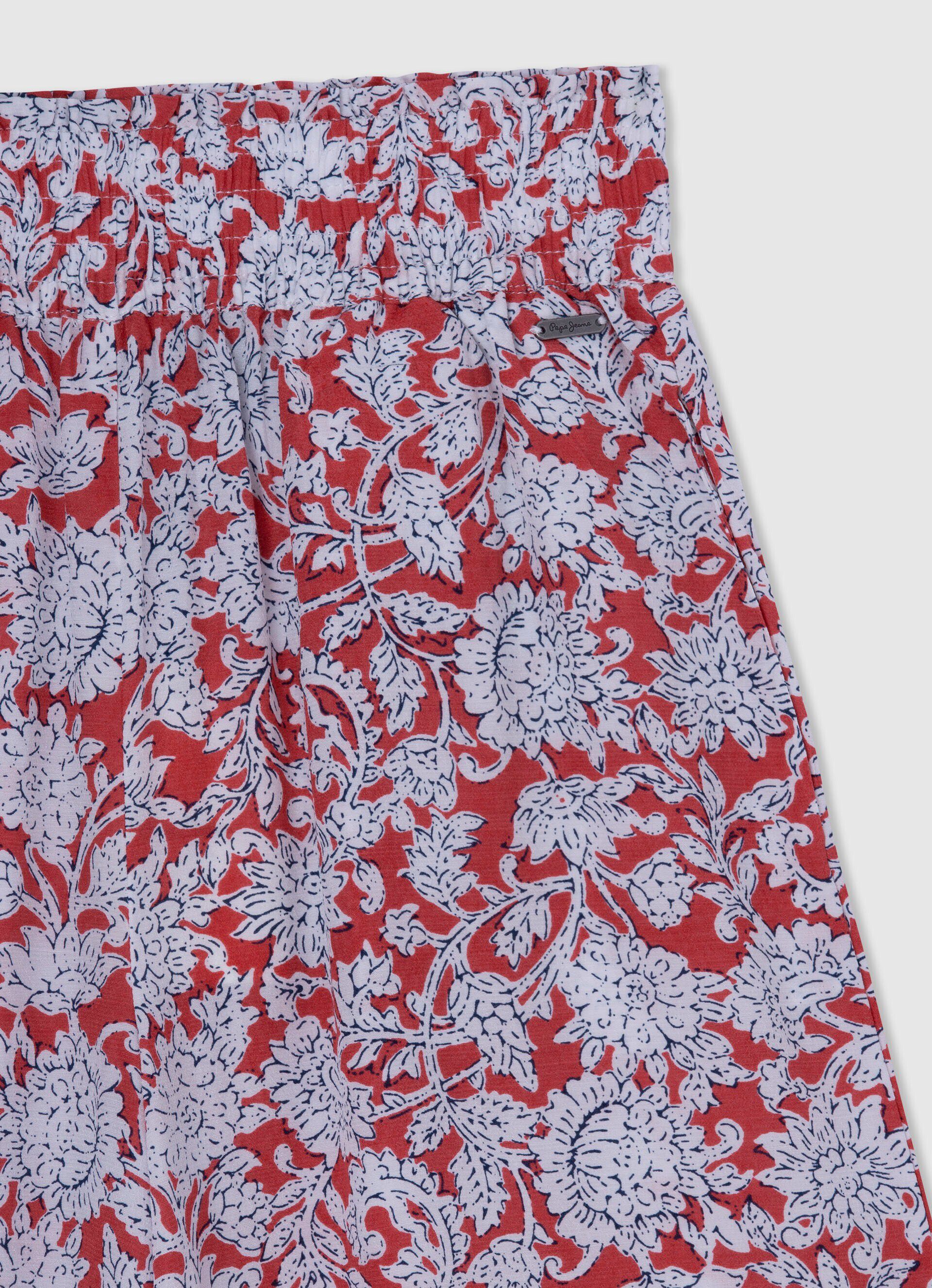 Calças Julie com estampa floral - multicoloridas