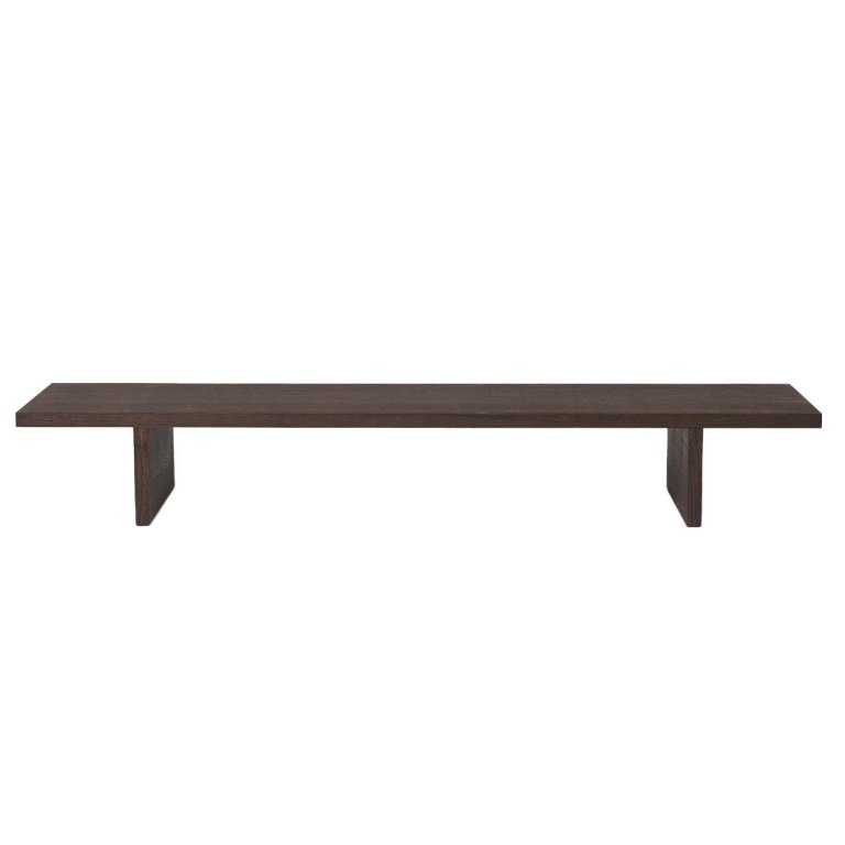 Ferm Living Kona Display salontafel 138x34 donker gebeitst eiken