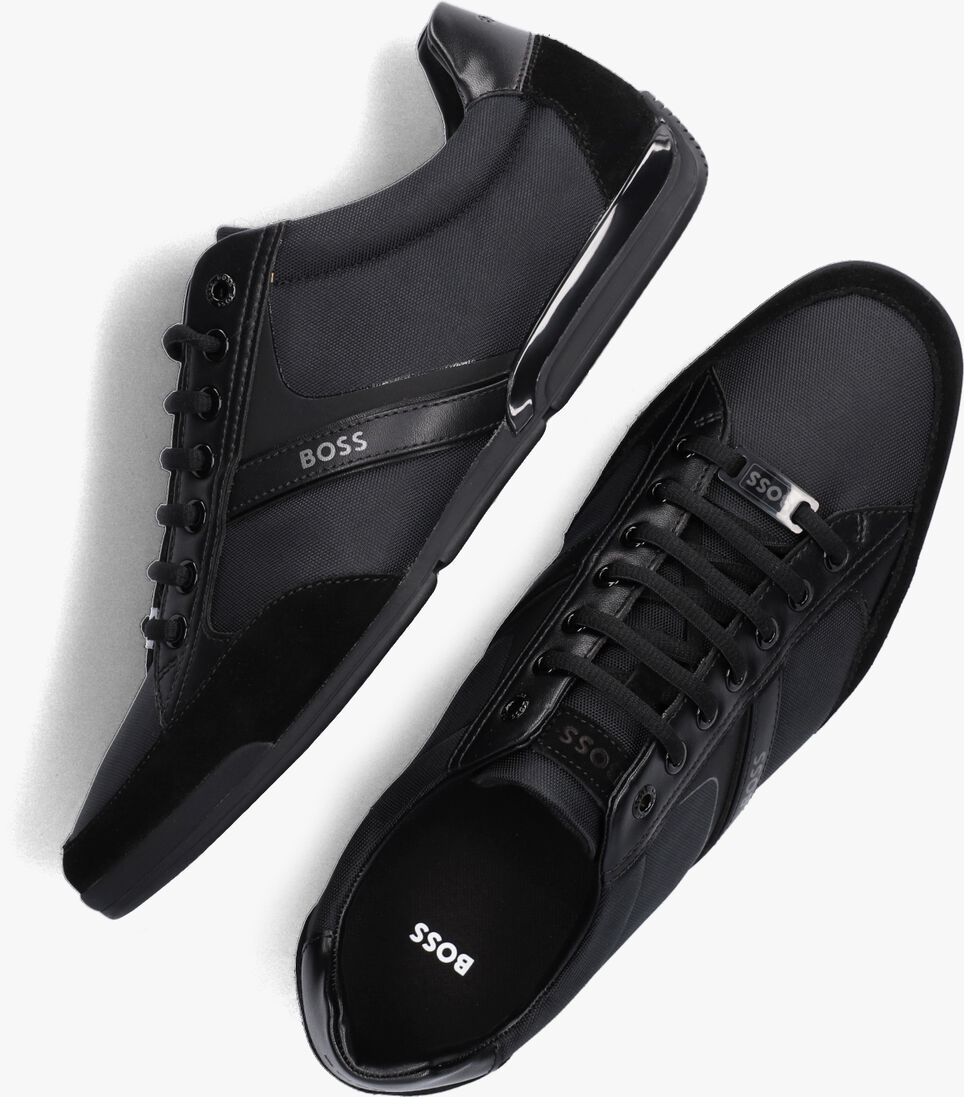 BOSS zwarte boss lage sneakers saturn lowp