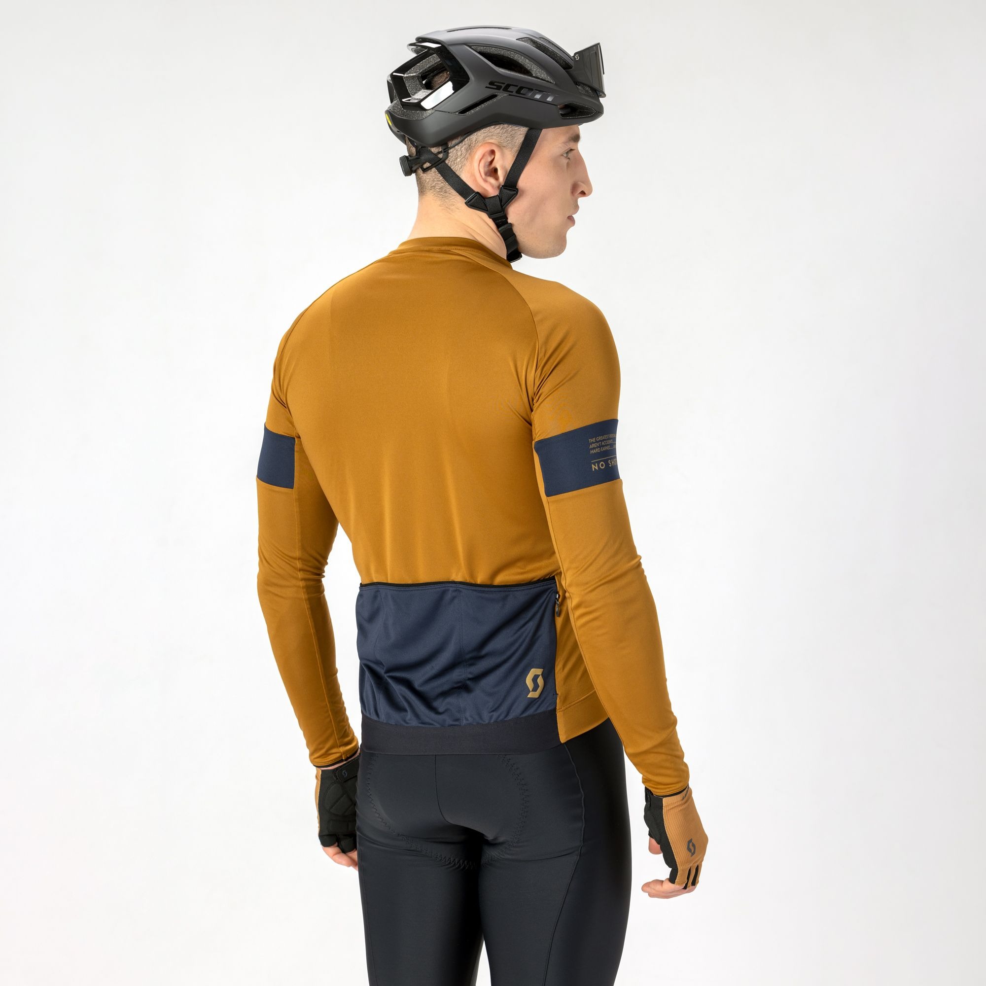 SCOTT Endurance Pro langærmet cykeltrøje Breadbrown herre