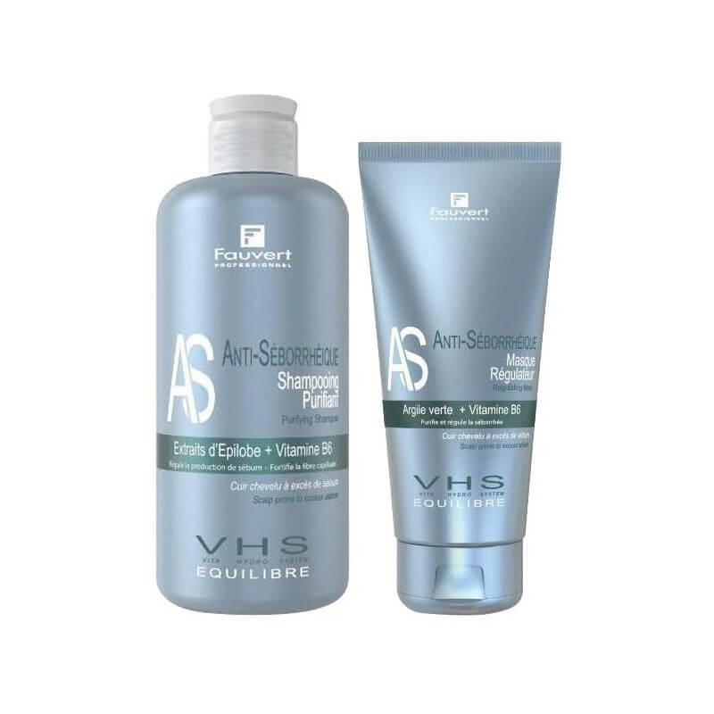 Duo régulateur de sébum pour cheveux gras Fauvert Professionnel