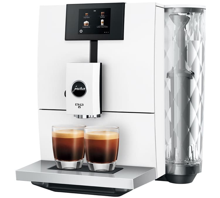 JURA ENA 8 Full Nordic White Touch Screen Garantie 3 ans Coloris:Blanc